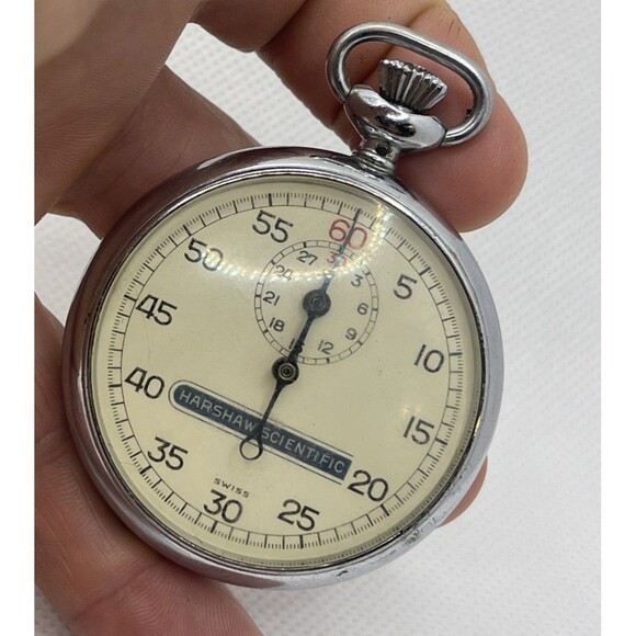 Jules Racine Swiss Made Stopwatch / Working - Picture 4 of 4